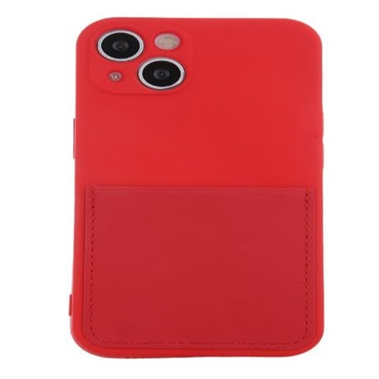 Picture of iLike - Card Cover case for Samsung Galaxy A13 4G red