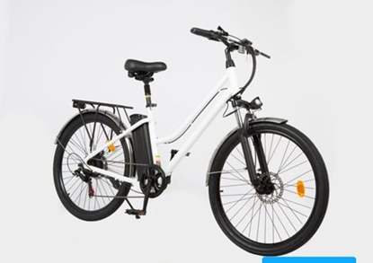 Attēls no iLike - Electric bike BK1, 36V, 10AH, 26 collas, 350W, 25Km/h, IP54 White