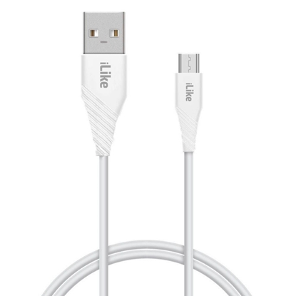 Picture of iLike - iLike Charging Cable for MicroUSB ICM01 White
