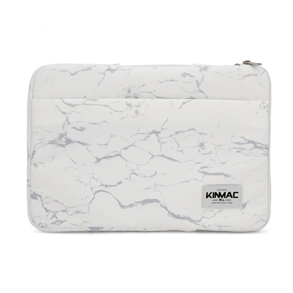 Picture of iLike 13-14 Inches Fabric Laptop Bag Marble White