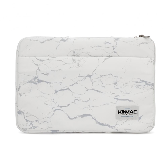 Picture of iLike 13-14 Inches Fabric Laptop Bag Marble White