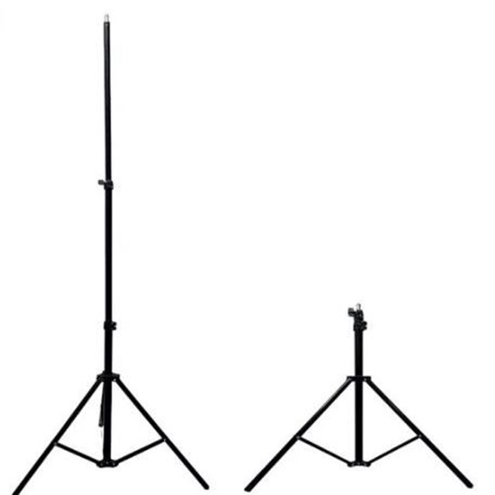 Picture of iLike 21M Premium Stable Metal Tripod Stand 2.1m max 1/4 screw Led Ring / Camera fix Black