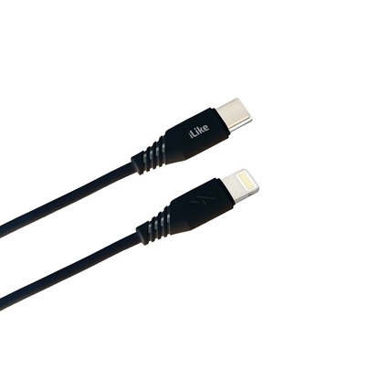 Изображение iLike Apple Charging Cable Type-C to Lightning CTL01 Black