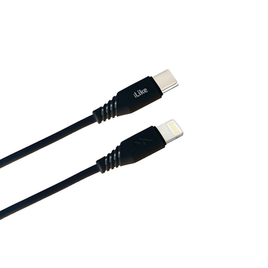 Picture of iLike Apple Charging Cable Type-C to Lightning CTL01 Black