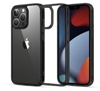 Picture of iLike Apple iPhone 13 Pro Max Fusion Case Hard Cover with Gel Frame Transparent Black