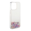 Picture of iLike Apple iPhone 13 Silicone Case Water Glitter Blue