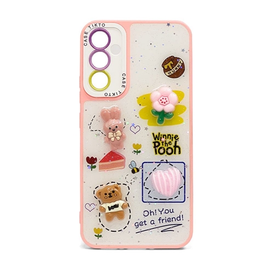 Picture of iLike Apple iPhone 14 EPOXY CARTOON COVER Pink