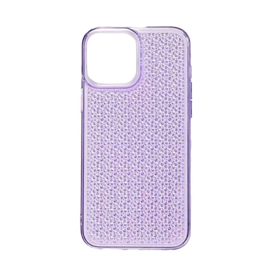 Изображение iLike Apple iPhone 14 Silicone case Shine Transparent Violet