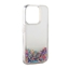 Attēls no iLike Apple iPhone 14 Silicone Case Water Glitter Rainbow