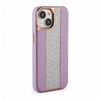 Picture of iLike Apple iPhone 15 Diamonds and Leather Case Pink Sand