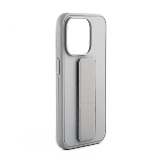 Изображение iLike Apple iPhone 15 Plus Silicone Case with stand Silver