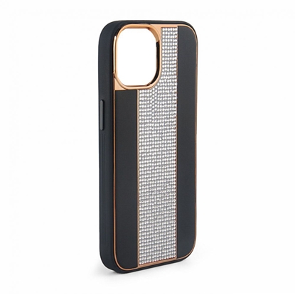 Изображение iLike Apple iPhone 15 Pro Max Diamonds and Leather Case Black