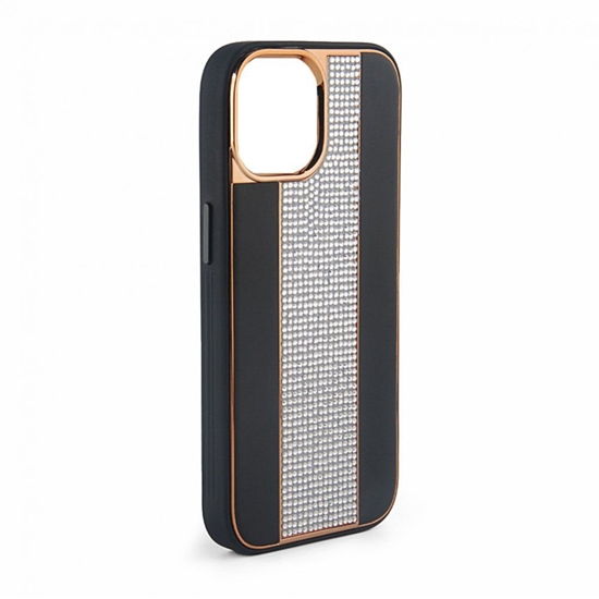 Изображение iLike Apple iPhone 15 Pro Max Diamonds and Leather Case Black
