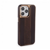 Изображение iLike Apple iPhone 15 Pro Max Leather Case Customized Brown