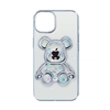 Изображение iLike Apple iPhone 15 Silicone Case Print Desire Bear Silver