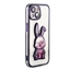Attēls no iLike Apple iPhone 15 Silicone Case Print Desire Rabbit Purple