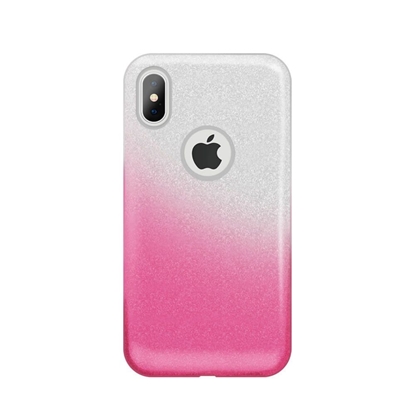 Изображение iLike Apple iPhone X / iPhone XS Gradient Glitter 3in1 case Pink