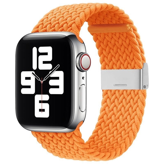 Picture of iLike Apple Watch 38/40/41mm Braided Fabric Strap Orange