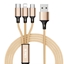 Изображение iLike Charging Cable 3 in 1 CCI02 Gold