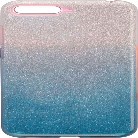 Picture of iLike Huawei Y6 2018 Gradient Glitter 3in1 case Blue