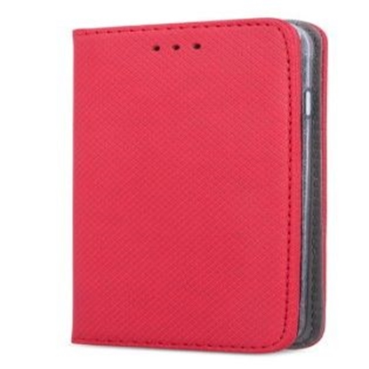 Attēls no iLike Samsung Galaxy A14 4G / A14 5G Smart Magnet case Red