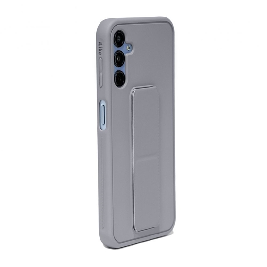 Picture of iLike Samsung Galaxy A14 5G Silicone Case with stand Purple