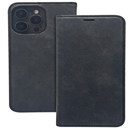 Изображение iLike Samsung Galaxy A15 4G / A15 5G Smart Suede case Black