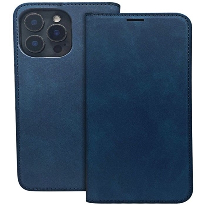 Attēls no iLike Samsung Galaxy A35 5G Smart Suede case Navy Blue