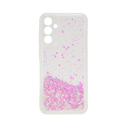 Attēls no iLike Samsung Galaxy A35 Silicone Case Water Glitter Light Pink