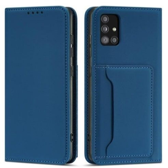 Picture of iLike Samsung Galaxy A52 5G Pouch Wallet Card Holder Card Case Case Blue