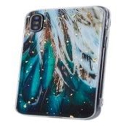 Attēls no iLike Samsung Galaxy A54 5G feathers Gold Glam case