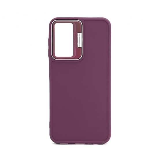 Picture of iLike Samsung Galaxy A55 Hybrid case With Camera Stand Plum