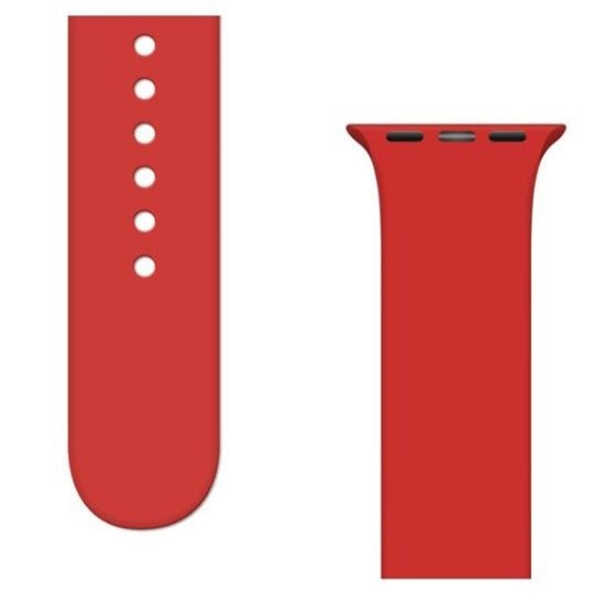 Picture of iLike Strap APS Silicone Watch Band 8/7/6/5/4/3/2 / SE (41/40 / 38mm) Strap Watchband Red
