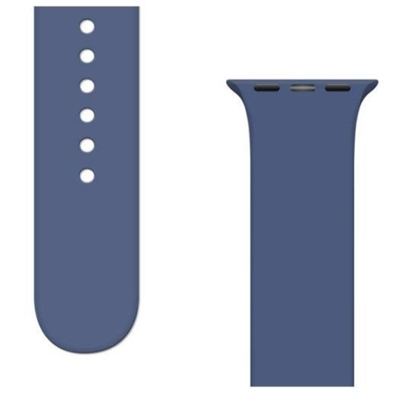 Picture of iLike Strap APS Silicone Watch Band Ultra / 8/7/6/5/4/3/2 / SE (45/44 / 42mm) Strap Watchband Blue