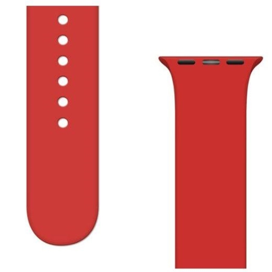 Picture of iLike Strap APS Silicone Watch Band Ultra / 8/7/6/5/4/3/2 / SE (45/44 / 42mm) Strap Watchband Red
