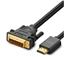 Изображение iLike Ugreen cable HDMI - DVI 4K 60Hz 30AWG cable 1m Black