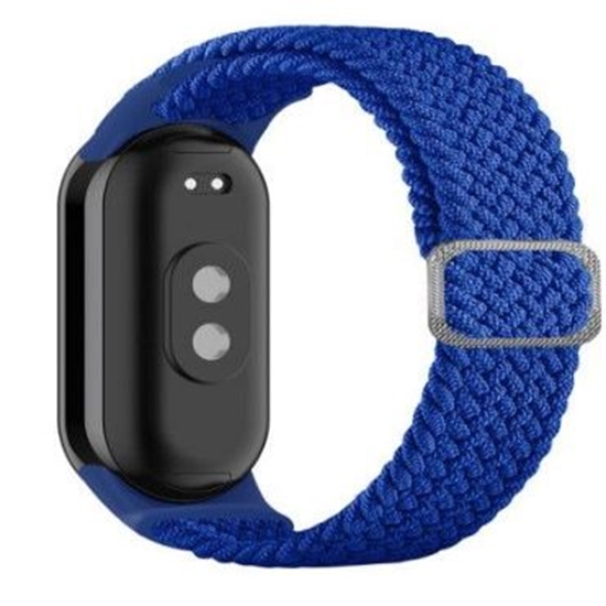Picture of iLike Universal Mi Band 8 wristband bracele Braided fabric strap Blue