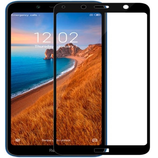 Изображение iLike Xiaomi Redmi 7a 2.5D Black Frame Full Glue