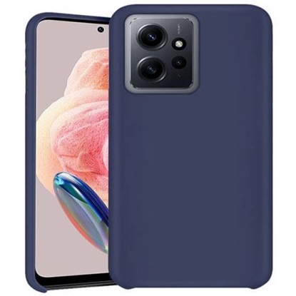 Attēls no iLike Xiaomi Silicon case for Xiaomi Redmi Note 12 4G dark blue