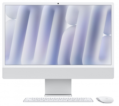 Изображение iMac 24 cale: M4 10/10, 16GB, 256GB SSD - Srebrny Nano