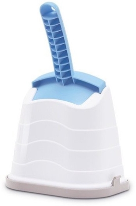 Picture of iMac Romeo, opatka do kuwety, ze stojakiem, niebieska, 17,5x11x28