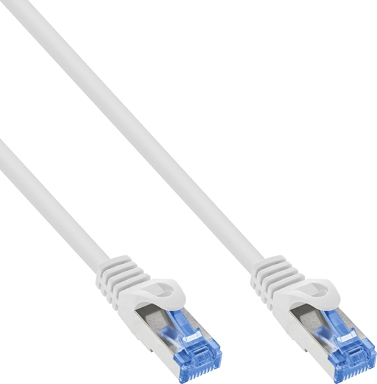 Picture of InLine InLine® Patch cable, Cat.6A, S/FTP, TPE flexible, white, 40m