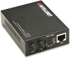 Picture of Intellinet Fast Ethernet Media Converter, 10/100Base-Tx to 100Base-Fx (ST) Multi-Mode, 2 km (1.24 mi) (Euro 2-pin plug)