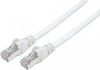 Изображение Intellinet Network Patch Cable, Cat7 Cable/Cat6A Plugs, 1m, White, Copper, S/FTP, LSOH / LSZH, PVC, RJ45, Gold Plated Contacts, Snagless, Booted, Lifetime Warranty, Polybag