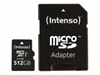 Изображение Intenso microSDXC Cards    512GB C10 UHS-I Premium + Adapter