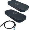 Изображение i-tec Thunderbolt 3/USB-C Dual 4K Docking Station + USB-C to DisplayPort Cable (1,5 m) + Power Delivery 60W