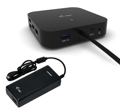 Picture of i-tec USB-C Dual Display Docking Station with Power Delivery 100 W + Universal Charger 100 W