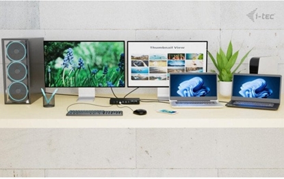 Attēls no I-TEC USB-C KVM DS for 3 Hosts