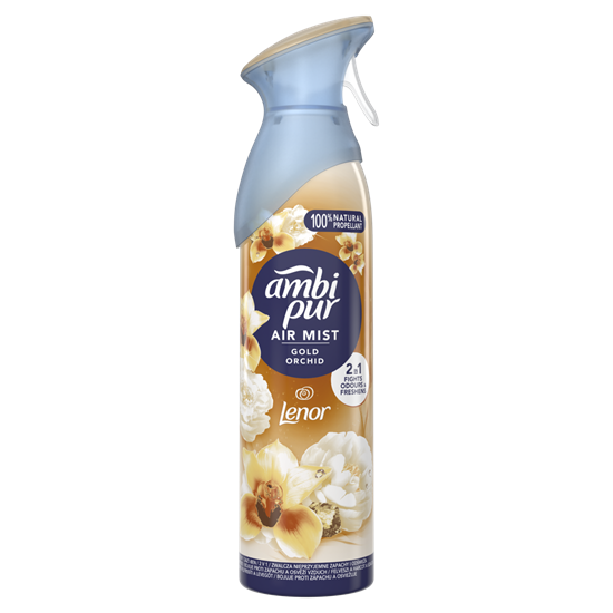 Picture of Izsmidzināms gaisa atsvaidzinātājs AMBI PUR Gold Orchid, 185ml