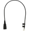 Picture of Jabra 8800-00-01 telephone cable 0.5 m Black